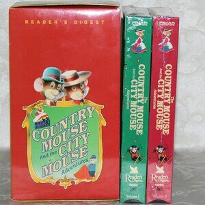 VHS Factory Sealed Box Set of The Country Mouse & The City Mouse Adventures